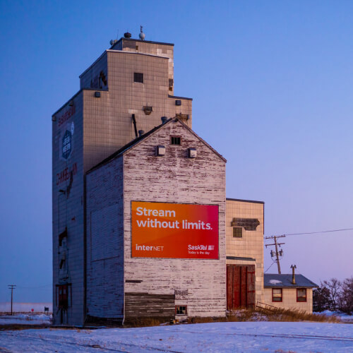 Grain Elevator Saskatchewan Outdoor banners