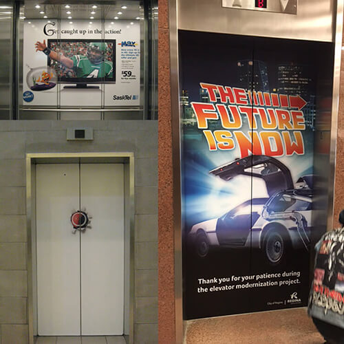 Regina Signage - Elevator Graphics