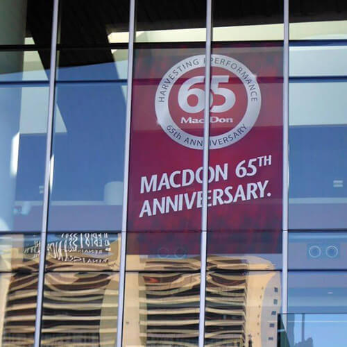 Winnipeg Signage - Macdon Window Perforation